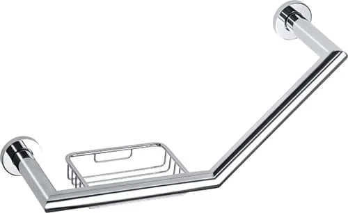 Rail Angled with Soap Basket